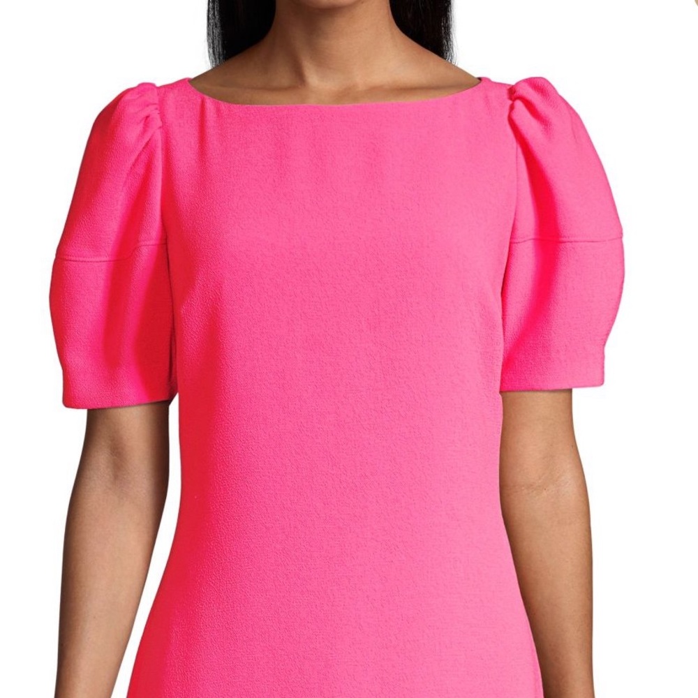 Trina Turk Bloom Puff-Sleeves Dress - Picture 3 of 15